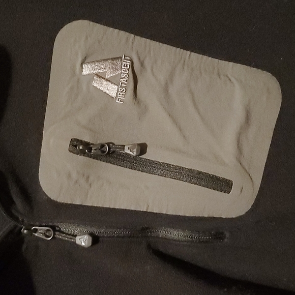 Eddie Bauer First Ascent Men's Fleece 1/2 Zip Pullover - Black - Large - Picture 5 of 5